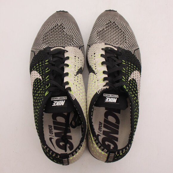 Nike Flyknit Racer 2.0 Running Shoes Men\'s Size 11 Black-White Oreo 526628-012 main image 5